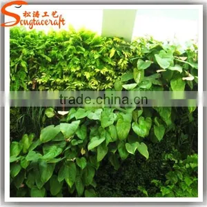 Guangzhou Songtao Supplier Artificial Green Wall Fake Plastic Green Wall thumbnail-5