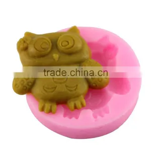 Liquid Silicone 3D Fondant Cake Decoration Mold Real Food Grade Silicone Baking Owl 1688 Agent thumbnail-1