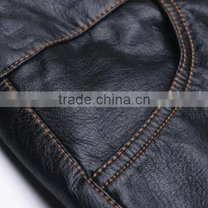 Design Cheapest Women Mini Wrap Skirts/PU Leather Skirt thumbnail-4