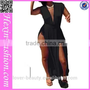 2014 New Arrival Sexy Club Long Plus Size Bodycon Dress thumbnail-1