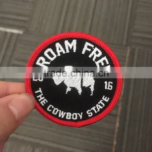 2017 Custom Wholesale Durable High Quality Embroidery Patch Badges thumbnail-1