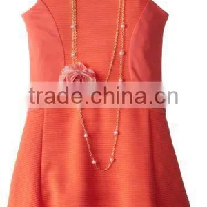 New Model Girl Dress ,Summer Cotton Dress With Bowknot ,Kids Beautiful Model Dresses thumbnail-1