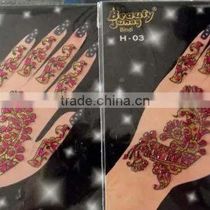 HAND Glitter Sticker TATTOO thumbnail-1