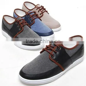 Ssd0841 Lace-up Oxford Canvas Sneakers Made in Korea thumbnail-1