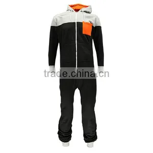 PA0017A Block Hooded Adult 3xl Onesie With Contrast Pocket thumbnail-3