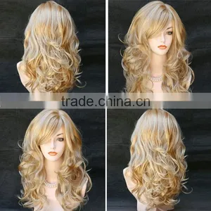 Best Selling Woman Fashion Wig Brazilian Body Wave Natural Wig Full Lace Wig thumbnail-4