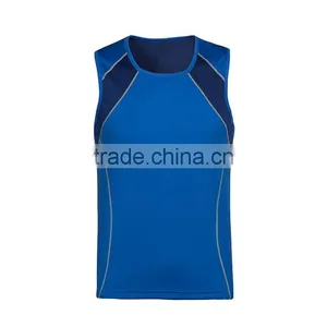 Wholesale Breathable Dry Fit Loose Fit Running Singlets thumbnail-2