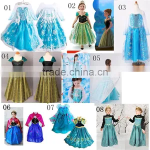 Frozen Anna Elsa Costume Frozen Princess Elsa Costume thumbnail-3