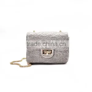 Zm50119b Lace Women Shoulder Bag Simple Lady Chain Bag thumbnail-4