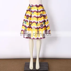 Z&M Ladies Short Skirt Designs Skater Skirt African Long Skirt thumbnail-3