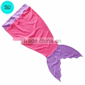 ShiJ 2017 New Color Children Fleece Marmaid Blanket thumbnail-1