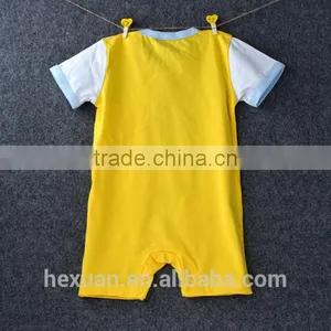 Newborn Girl 100% Pure Cotton Romper Short Sleeve Baby Jumpsuit thumbnail-4