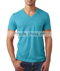 Next Level Apparel Men's CVC Pocket V Tee - Made From 60% Cotton and 40% Polyester, Features a Pocket and Comes With Your Logo thumbnail-6