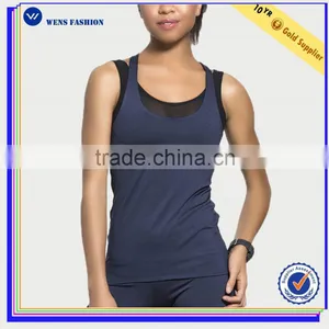 Hot Sale Yoga Wear Sleeveless Tank Top Fitness & Body Building Women Sport Crop Tops thumbnail-1