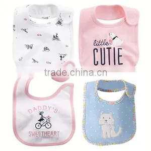 Fashion Design Cute Animal Baby Bibs Three Layers Waterproof Baby Bandana Drool Bibs thumbnail-1