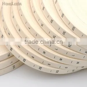 Natural Offwhite COTTON Size Label Clothing Print Tags Silk Screen Garment Tags XS-XXXL thumbnail-1