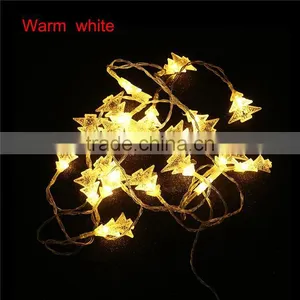 PVC LED String Fairy Lights Christmas Wedding Party Decor Transparent Clear Christmas Tree 2.5m Long thumbnail-1