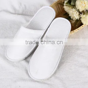 2017 New Design White Hotel Spa Waffle Slippers thumbnail-1