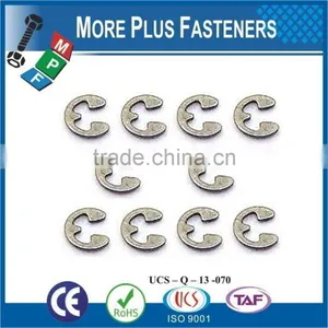 Made In Taiwan Metric Spindle Spring Steel Brass Metric E Clip thumbnail-6
