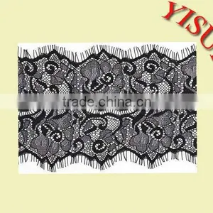 100% High Quality Nylon Jacquard Fashional African Lace Fabrics thumbnail-1