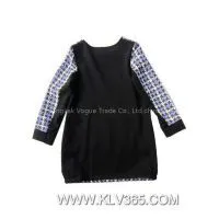 Designer Dress For Women Fashion Winter Wool Dress Wholesale thumbnail-3