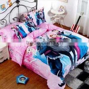 Wholesale Frozen Bedding Set for Kids Frozen Bedding Set of 4pcs for 1.5-1.8m King Beds thumbnail-1