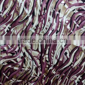 2014 New Design 100% Polyester Printed KS Four Way Stretch Velvet Fabric,dress and Upholstery Cover Fabric thumbnail-1