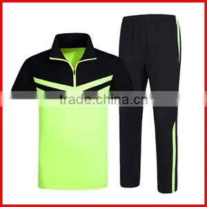 Hot Selling Cotton/ Polyester Mens Sportswear Tracksuits Fitness Plain Gym Football Training Tracksuit thumbnail-1
