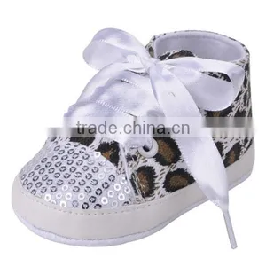 New Design Leopard Sequins Print Baby Girl Shoes thumbnail-4