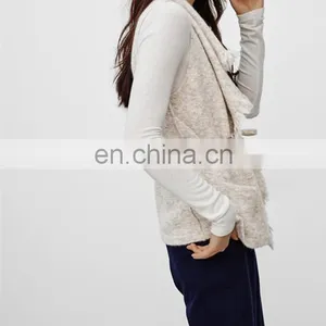 2015 Winter Italian Design Belt Raw Fringe Custom Tibet Sheep Fur Vest (NT6796) thumbnail-3
