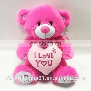 Valentines Stuffed Teddy Bears Plush Toys Wholesale With i Love You Heart thumbnail-2