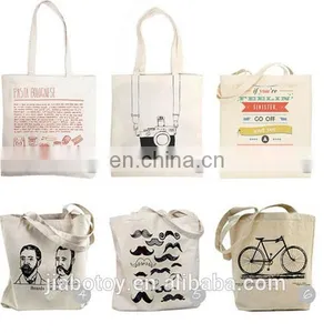 Cotton Canvas Tote Bags High Quality Logo Printed Fashion Design Cotton Canvas Tote Bags thumbnail-1
