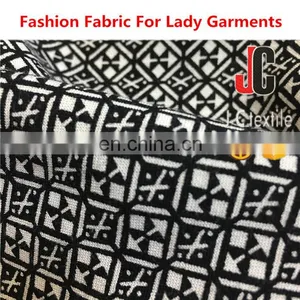 Polyester Printed Fabric Screen Print Simple Design Women's Shirt thumbnail-1