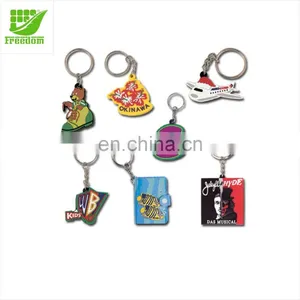 Customized Shape Soft PVC Keyring Rubber Keychain thumbnail-2