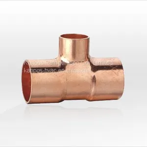 Reducing Copper Tee C x C x C (copper Fitting, HVAC/R Fittings, A/C Parts) thumbnail-1