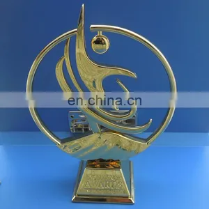 Very High Quality Gold Plating Polish Custom Trophy Stands for Excellence Award thumbnail-4