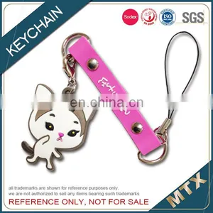 2016 Fashionanle Cute Custom 3D Design Soft PVC Keychain thumbnail-1