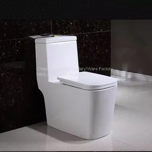 China Manufacturer Bathroom Siphonic One Piece Toilet thumbnail-1