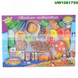 Play Food Set for Kids & Toy Food for Pretend Play - Huge 125 Piece Play Kitchen Set With Children Educational Food Toys for To thumbnail-5
