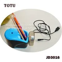 Portable USB Durable and Helical Blade Pencil Sharpener for Student Home Office School Classroom thumbnail-2