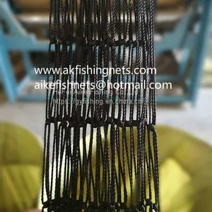 Best Strength Nylon Multifaliment Fishing Nets (rede de Pesca) , Nylon Trawl Nets, Trammel Nets, Double Tight Knot, 210d/12-24-36-48-96ply thumbnail-1