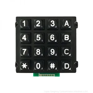 4x4 Highly Anti-destructive Power Plastic Telephone Outdoor Keypad thumbnail-4