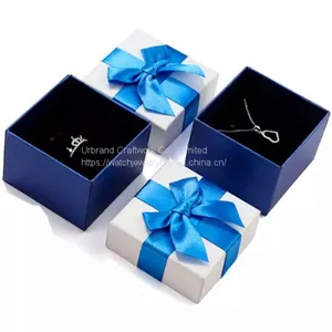 Urbrand Custom Made Printed Bowknot Gift Wrap Paper Box Gift Cardboard Jewelry Box Wholesales thumbnail-2