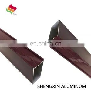 SHENGXIN Gabon Series Aluminium Profile Aluminum Extrusion Manufacturer Square Aluminum Tube Profile thumbnail-1