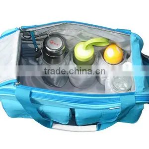 Blue 300D Baby Care Bag With Bottle Bag thumbnail-6
