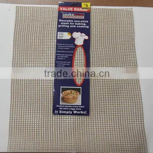 Non Stick Kitchen Aid Bbq Grill Mat With FDA Certified Made in China thumbnail-3