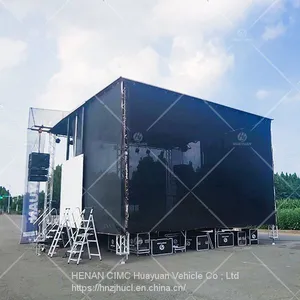 HY-ST315 Outdoor Towable Stage Trailer Used for Live Events thumbnail-4