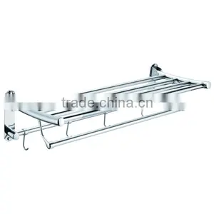 Bathroom Accessories Towel Rack Wall Mounted Bathroom Folding Towel Rack thumbnail-1