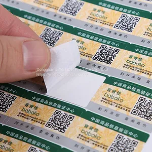 Bar Code 3d Hologram Sticker Label,anti Tamper Custom Logo Printing Hologram Stickers thumbnail-4