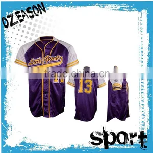 2016 Youth Fashion Men's Baseball Jersey /uniform thumbnail-1